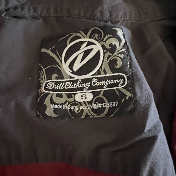 Maroon Long-Sleeved Dress Shirt - Picture 4 of 5